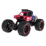 Terénne auto REAL ROCK Crawler s funkciou Smoke - červené